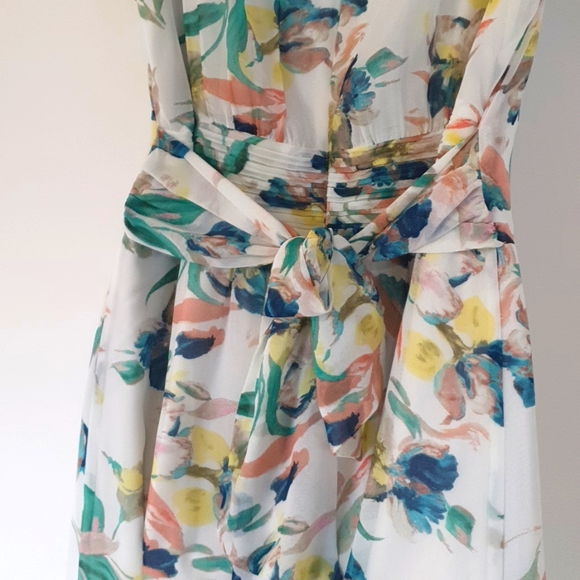 🌻 ESPRIT 🌻 SIZE 12 Floaty Floral Midi Dress Fully Lined - Picture 8 of 8